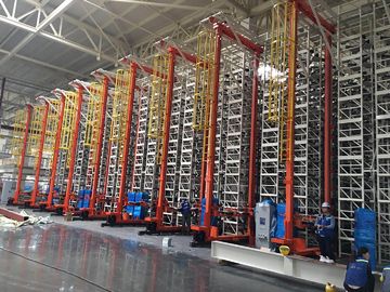 Automated AS / RS Material Handling System With Stacker Crane Heavy Duty