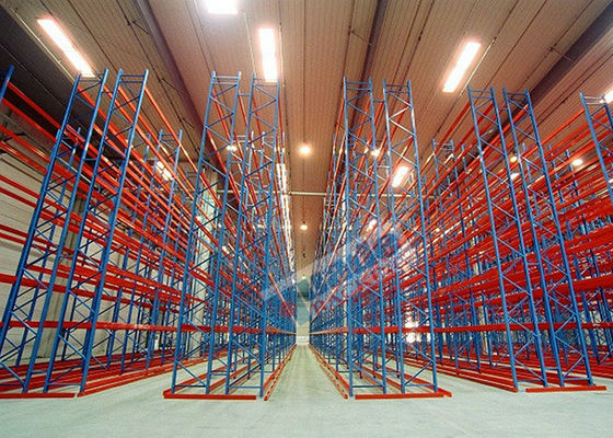 Hệ thống lưu trữ và truy xuất tự động kho Q235 Giá đỡ Pallet phủ điện
