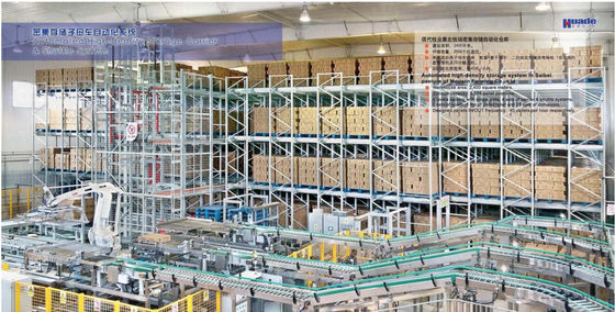Hệ thống xếp hàng tự động 1000kg Giải pháp lưu trữ nhà kho hạng trung